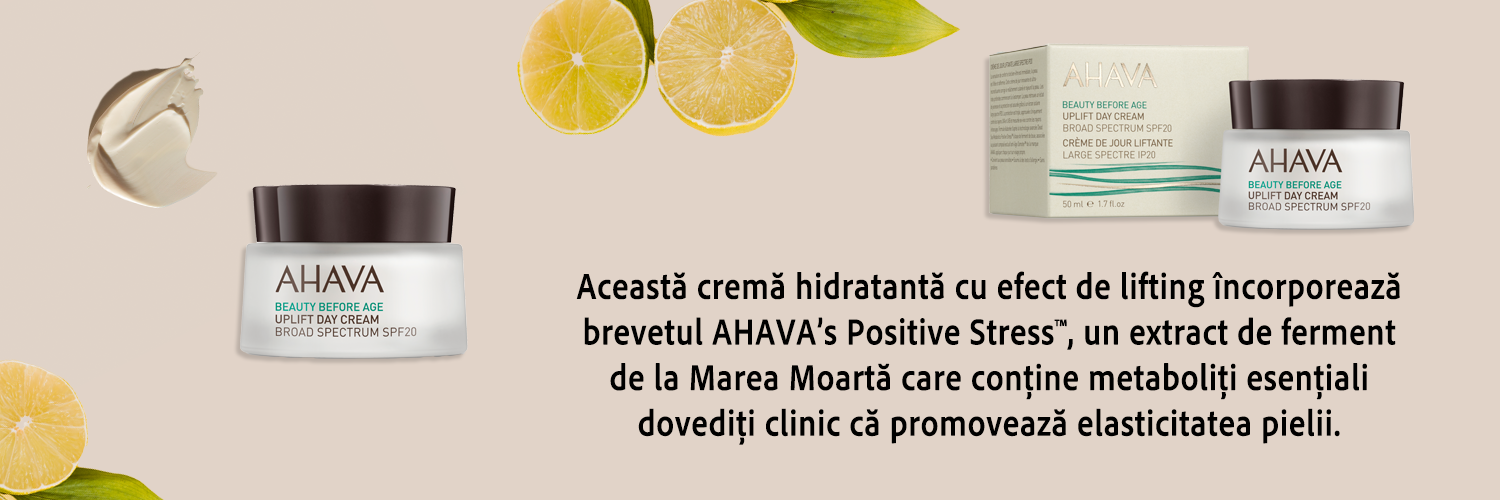 Crema antirid de zi cu SPF 20 Uplift Ahava, 50 ml